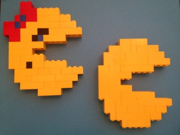 Lego, Pac-Man, Mrs. Pac-Man, old school, arcade