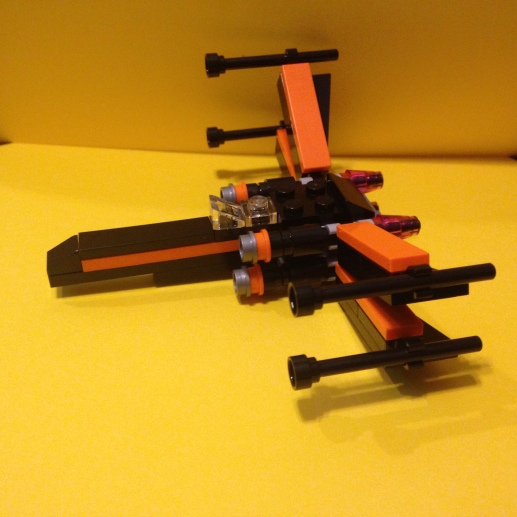 Lego, Star Wars, Poe, x-wing fighter