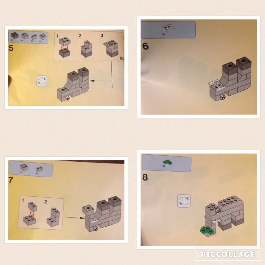 Lego Elephant Instructions page 2