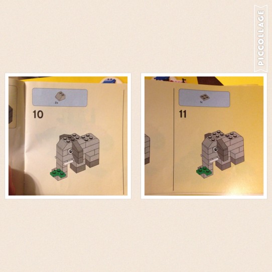 Lego Elephant Instructions page 3