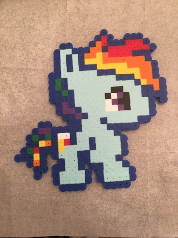 Rainbow Dash- My Little Pony Perler/ Hama Bead Pattern